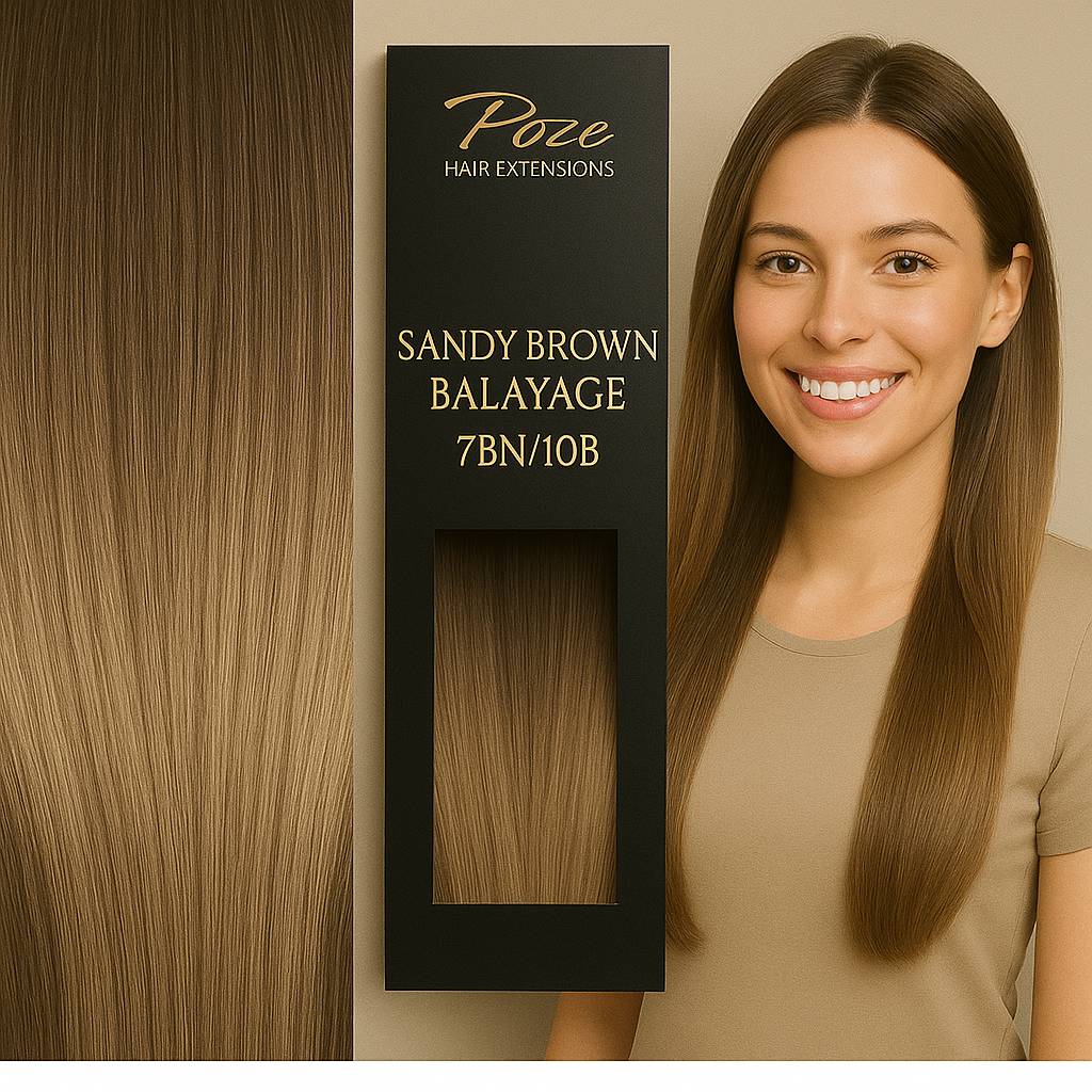 Clip & Go Standard - 7BN/10B Sandy Brown Balayage